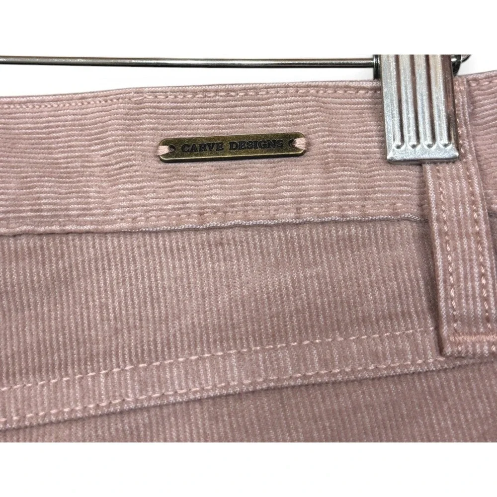 Carve Designs Mauve Pink Frayed Hem Women’s Shorts - Picture 3 of 10